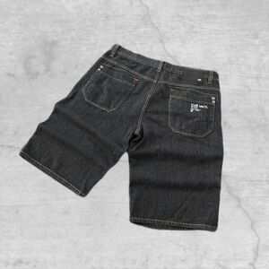 Y2K  Ecko Unltd denim shorts, size 38, black, loose fit, skater style, hip hop